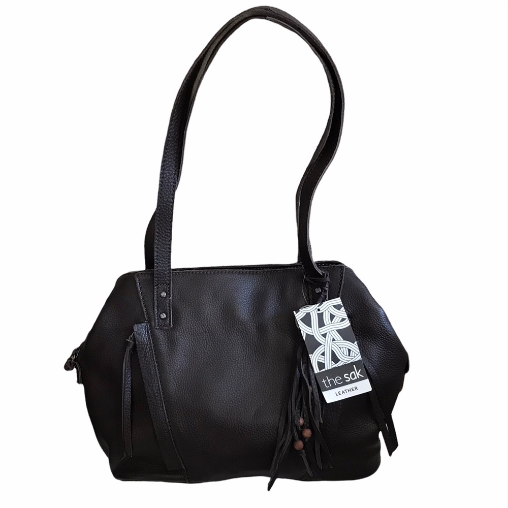 The Sak Brown Leather Shoulder Bag